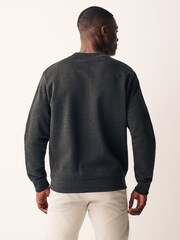 Charcoal Grey Regular Fit Crew Sweatshirt - Image 3 of 7