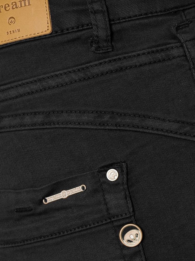 Cream Lotte Slim Fit Regular Waist Black Jeans - Image 7 of 7 Cream Lotte Slim Fit Regular Waist Black Jeans - Image 7 of 7