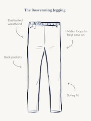 Seasalt Cornwall Blue Bosvenning Jeggings - Image 3 of 3