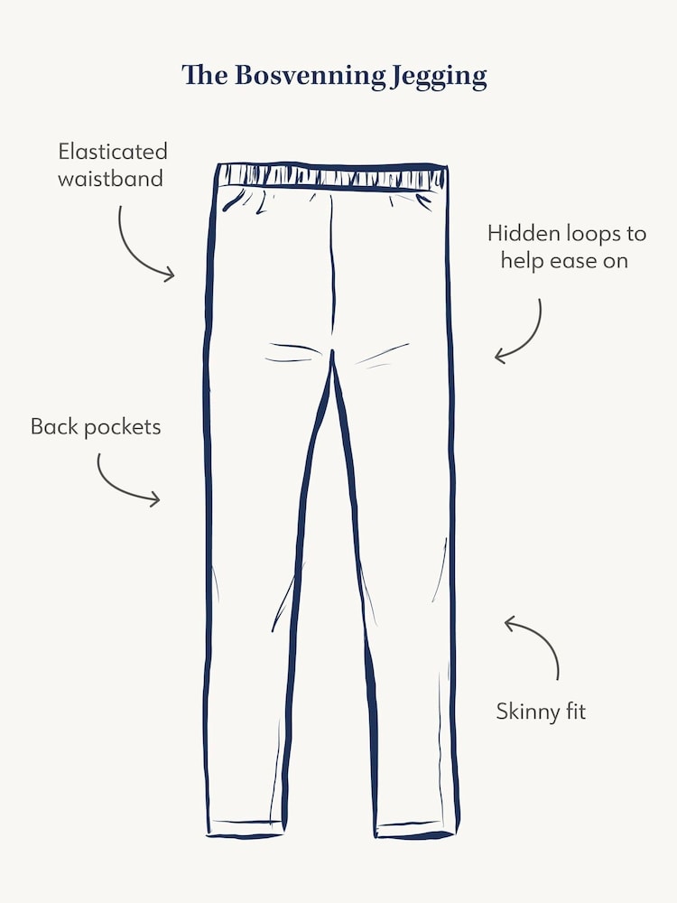 Seasalt Cornwall Blue Bosvenning Jeggings - Image 3 of 3