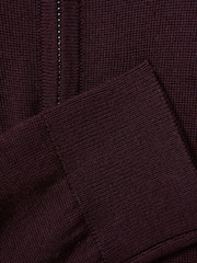 Reiss Bordeaux Blackhall 9-14 yrs Quarter Zip Merino Wool Jumper - Image 7 of 7
