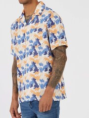 Luke 1977 X Nathan Dawe Natural MAMBA Apricot Camo 100% Cotton Shirt - Image 1 of 7