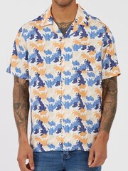 Luke 1977 X Nathan Dawe Natural MAMBA Apricot Camo 100% Cotton Shirt - Image 3 of 7