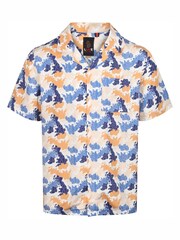 Luke 1977 X Nathan Dawe Natural MAMBA Apricot Camo 100% Cotton Shirt - Image 4 of 7