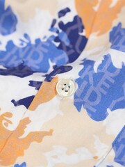 Luke 1977 X Nathan Dawe Natural MAMBA Apricot Camo 100% Cotton Shirt - Image 6 of 7