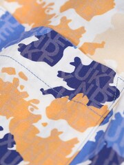 Luke 1977 X Nathan Dawe Natural MAMBA Apricot Camo 100% Cotton Shirt - Image 7 of 7