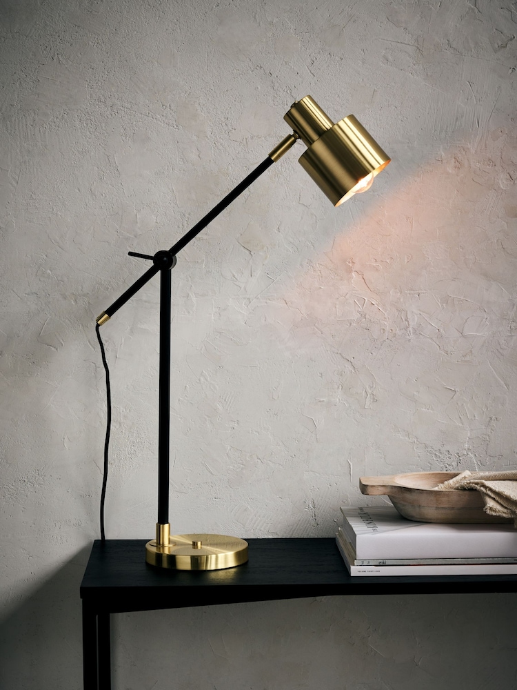 French Connection Black Sunaulo Table Lamp - Image 1 of 4