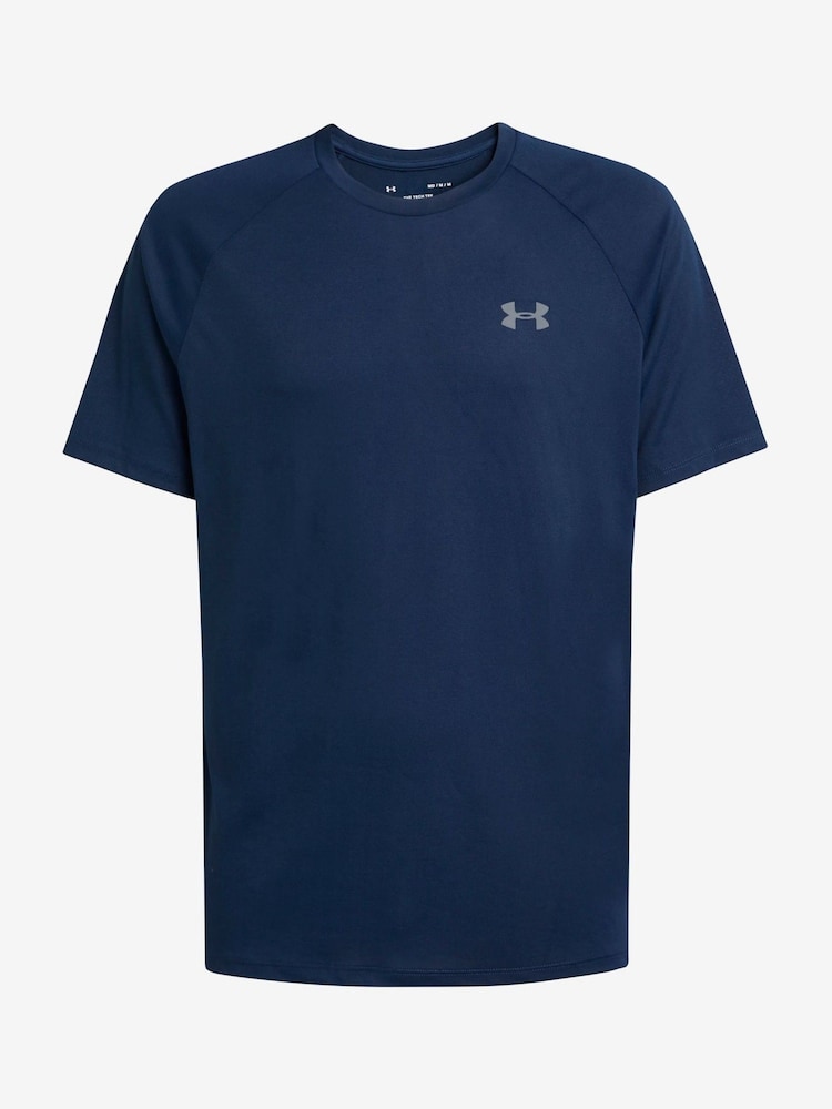 Under Armour Navy Tech 2 T-Shirt - Image 6 of 6