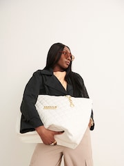Barbour® International Battersea Quilted Logo Tote Bag - Image 1 of 13
