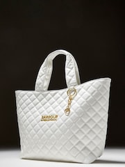 Barbour® International Battersea Quilted Logo Tote Bag - Image 2 of 13