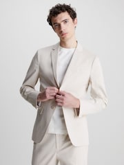 Calvin Klein Slim Fit Natural Stretch Sateen Blazer - Image 1 of 5
