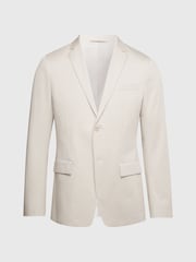 Calvin Klein Slim Fit Natural Stretch Sateen Blazer - Image 5 of 5