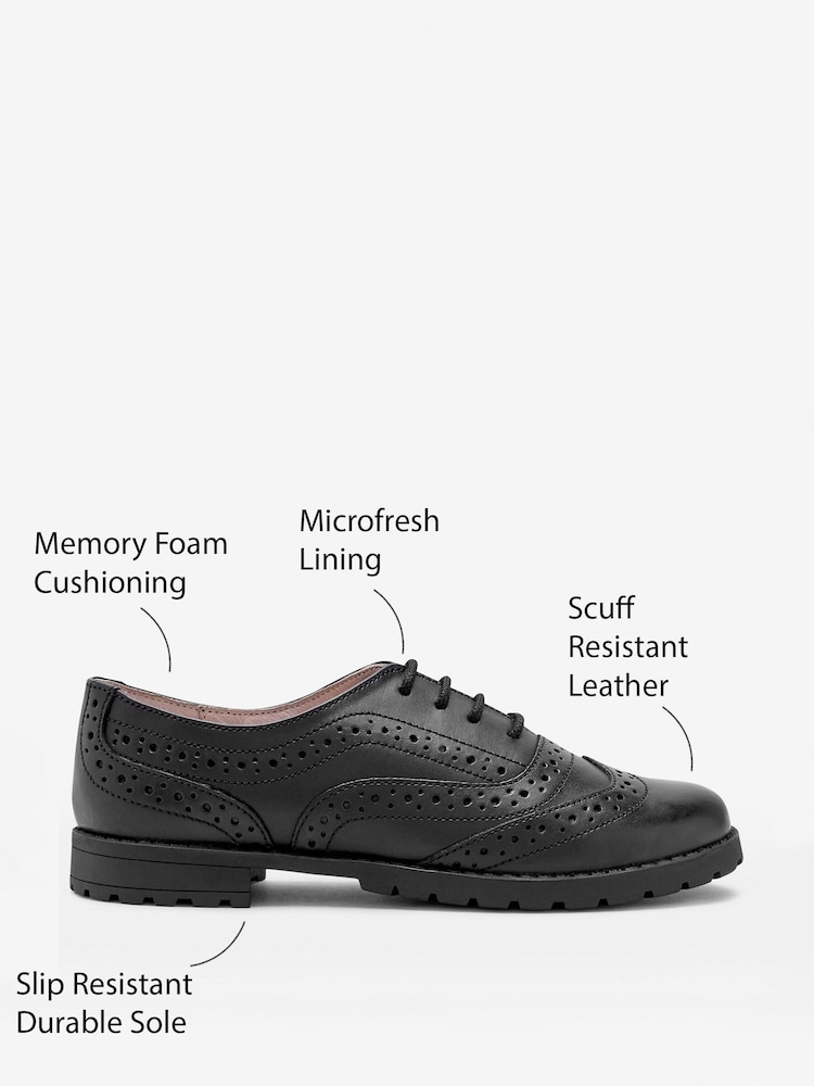 School Leather Chunky Brogues - Image 1 of 5