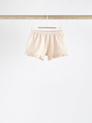 Pink mit Pointelle-Muster - 3er-Pack für Babys bestehend aus T-Shirt und Shorts aus 100 % Baumwolle - Bild 7 von 15