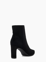 Dune London Black Ottaly Point Block Heel Boots - Image 4 of 5