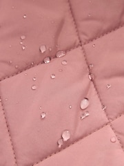 Pink Faux Fur Hooded Quilted Padded Coat (3-16yrs) - Image 12 of 12