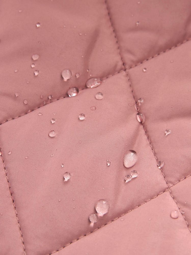Pink Faux Fur Hooded Quilted Padded Coat (3-16yrs) - Image 12 of 12