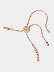 Swarovski Grey Rose Gold Tennis Crystal Bracelet - Image 4 of 6