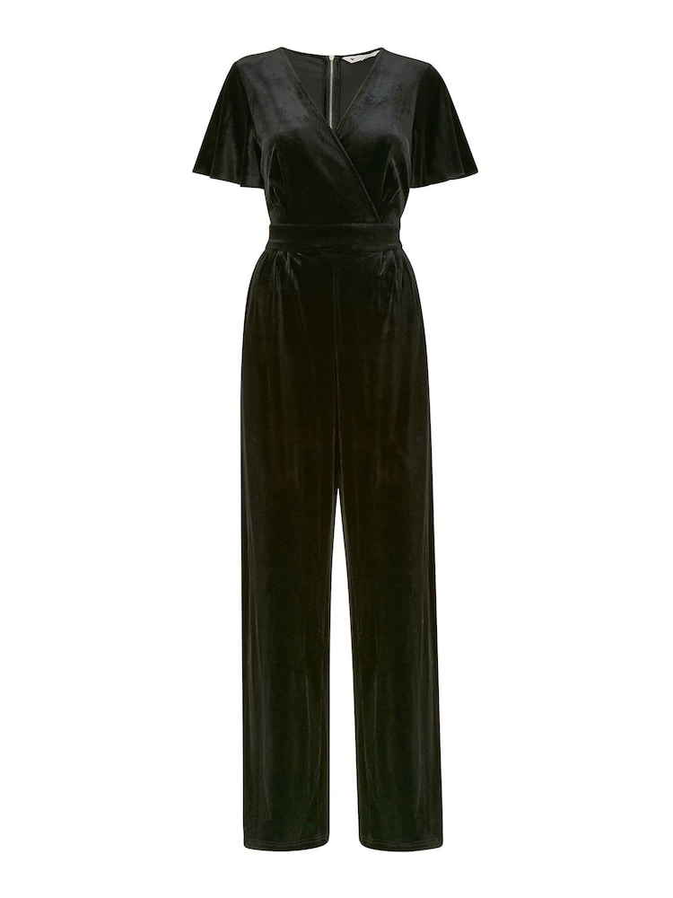 Schwarz - Yumi Overall mit Flügelärmeln - Bild 4 von 4 Schwarz - Yumi Overall mit Flügelärmeln - Bild 4 von 4