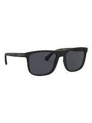 Schwarze Sonnenbrille von Emporio Armani - Bild 1 von 11