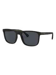 Schwarze Sonnenbrille von Emporio Armani - Bild 3 von 11