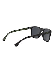 Schwarze Sonnenbrille von Emporio Armani - Bild 5 von 11