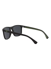 Schwarze Sonnenbrille von Emporio Armani - Bild 6 von 11