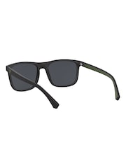 Schwarze Sonnenbrille von Emporio Armani - Bild 7 von 11