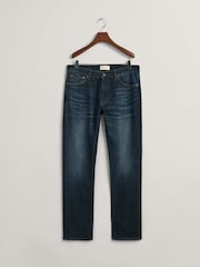GANT Blue Wash Regular Fit Archive Jeans - Image 5 of 5