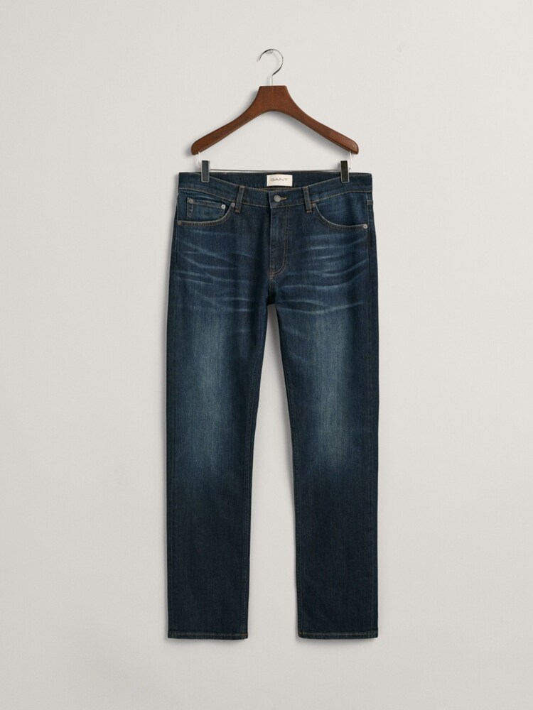 GANT Blue Wash Regular Fit Archive Jeans - Image 5 of 5