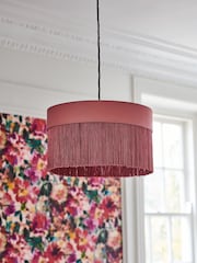 Clarke and Clarke Pink Martello Tassel Easyfit Shade - Image 2 of 4