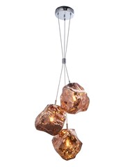 Gallery Home Copper Hamble 3 Bulb Pendant Ceiling Light - Image 7 of 7