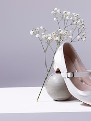 Rainbow Club Cream Kids Maisie Satin Bridesmaid Shoes - Image 1 of 6