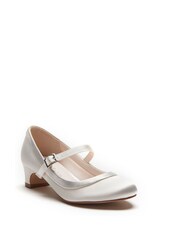 Rainbow Club Cream Kids Maisie Satin Bridesmaid Shoes - Image 3 of 6