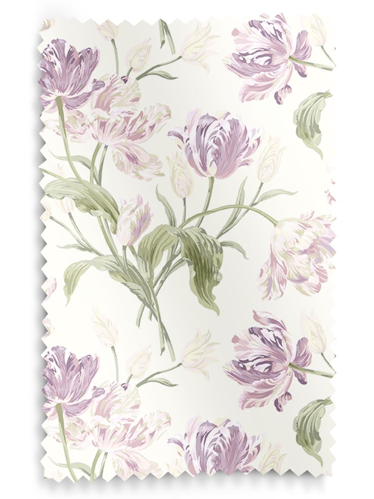 Laura Ashley Grape 100% Cotton Gosford Made to Measure Curtains - Image 9 of 9
