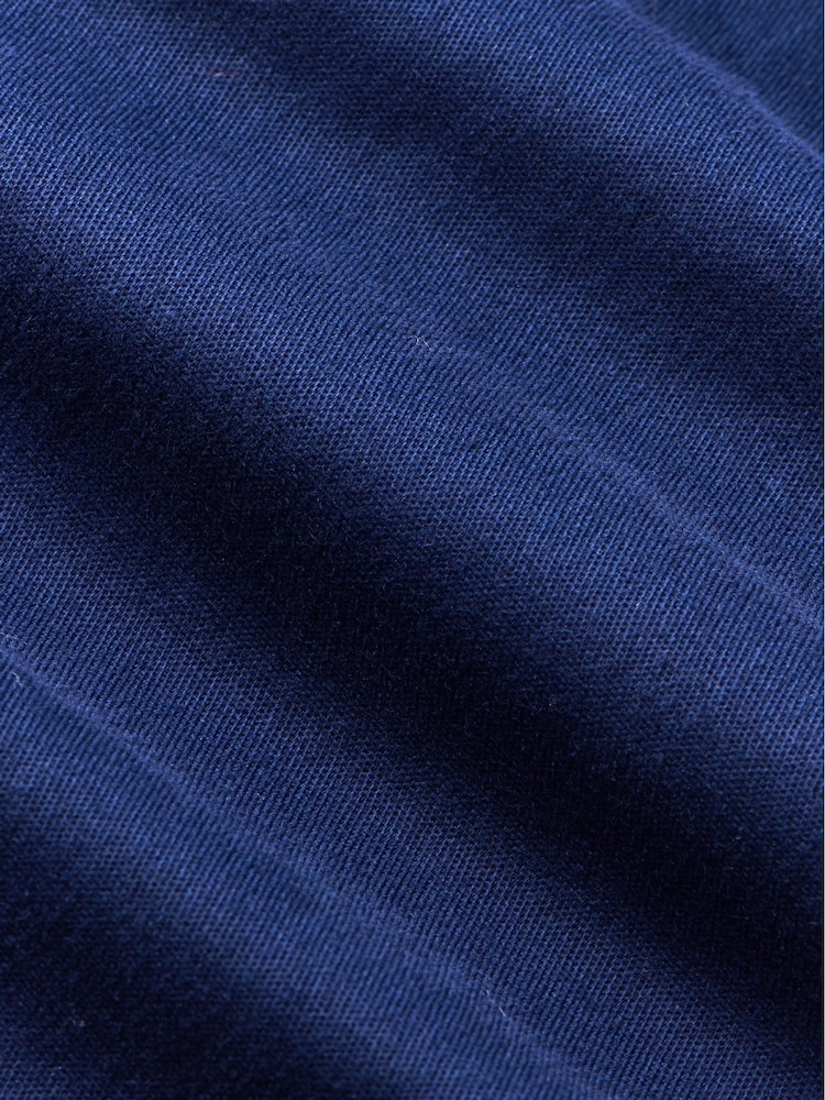 Peckham Rye Navy Blue Regular Fit Single Pleat Trousers - Image 6 of 6