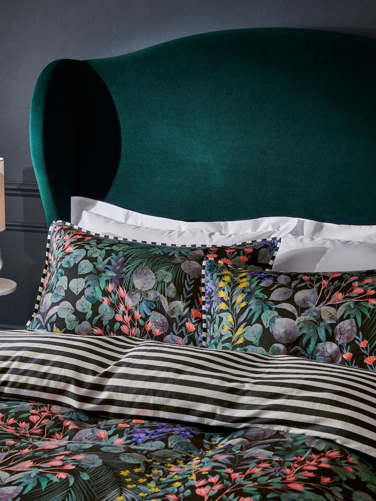 Nosivo obostrano Cvetni uzorak  200 Thread Count 100% Cotton Sateen Navlaka za jorgan and Pillowcase Set - Image 3 of 6