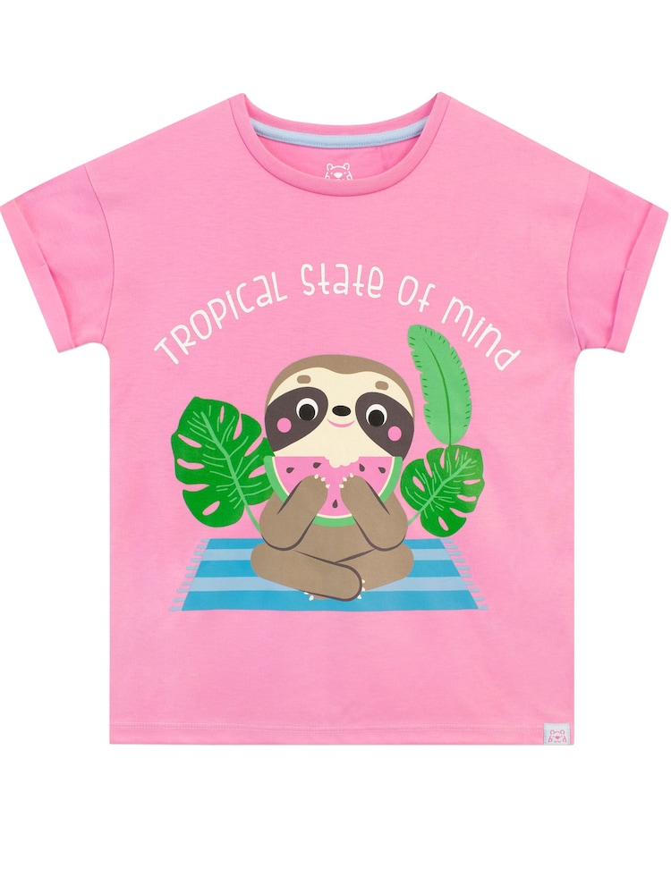 بيجاما شورت وردي Sloth من Harry Bear - صورة 2 من 5