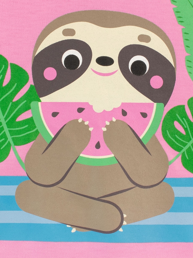 بيجاما شورت وردي Sloth من Harry Bear - صورة 5 من 5