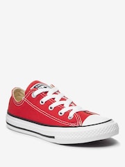 أحمر - حذاء رياضي للأطفال Chuck Taylor All Star Ox من Converse  - صورة 4 من 7