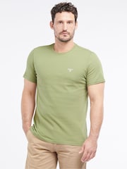 Barbour® Burnt Olive Green Mens Sports T-Shirt - Image 1 of 4