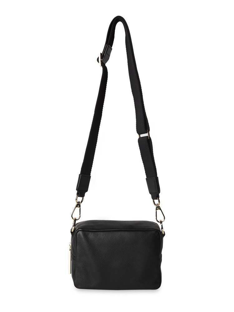 Whistles Black Leopard Bibi Cross-body Bag - Image 2 of 4