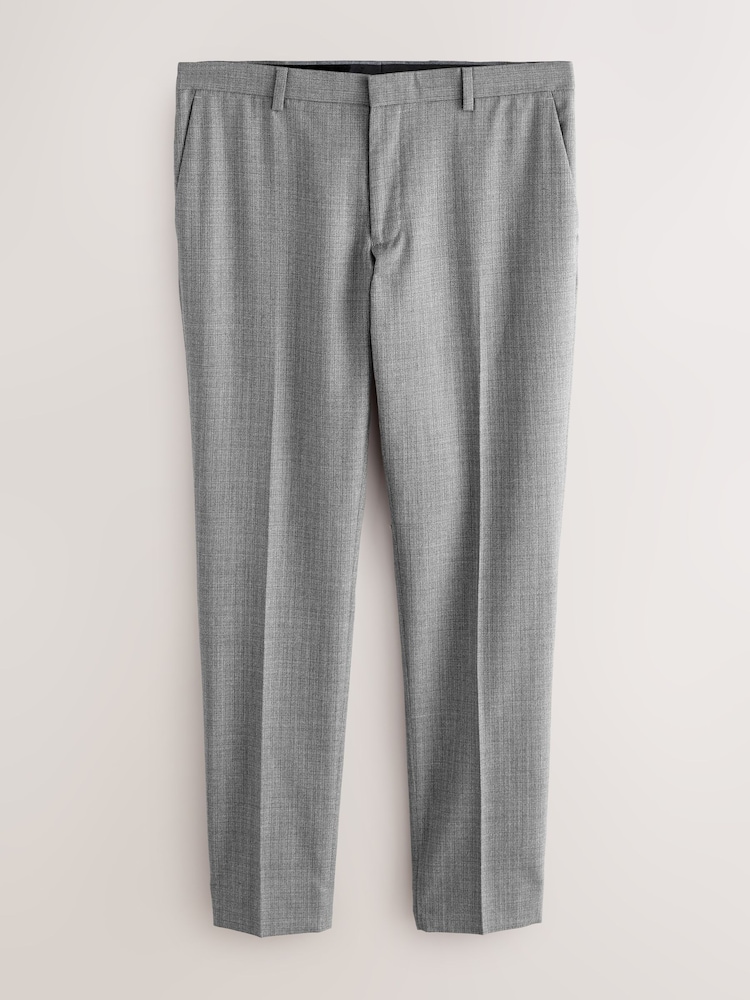 slim fit dress slacks Slim Fit Checkered Suit Pant – Perry Ellis main image 1