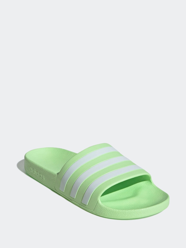 Vert - adidas Sportswear Adilette Aqua Slides - Image 3 of 9