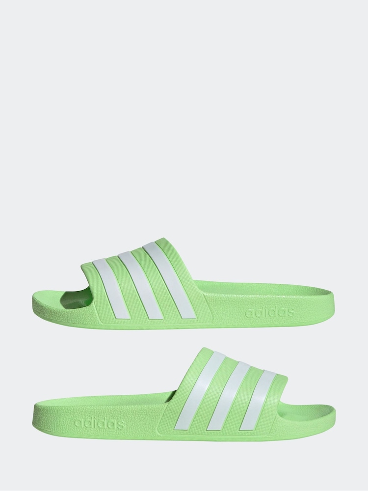 Vert - adidas Sportswear Adilette Aqua Slides - Image 4 of 9