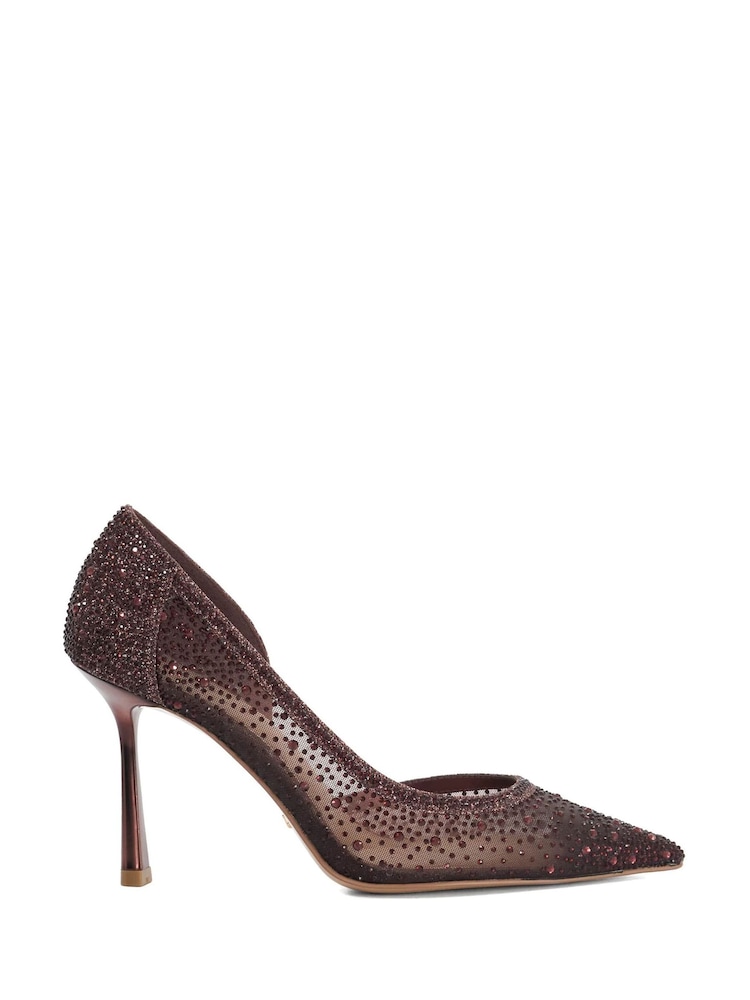 Dune London Red Cristelle Court Shoes - Image 1 of 5