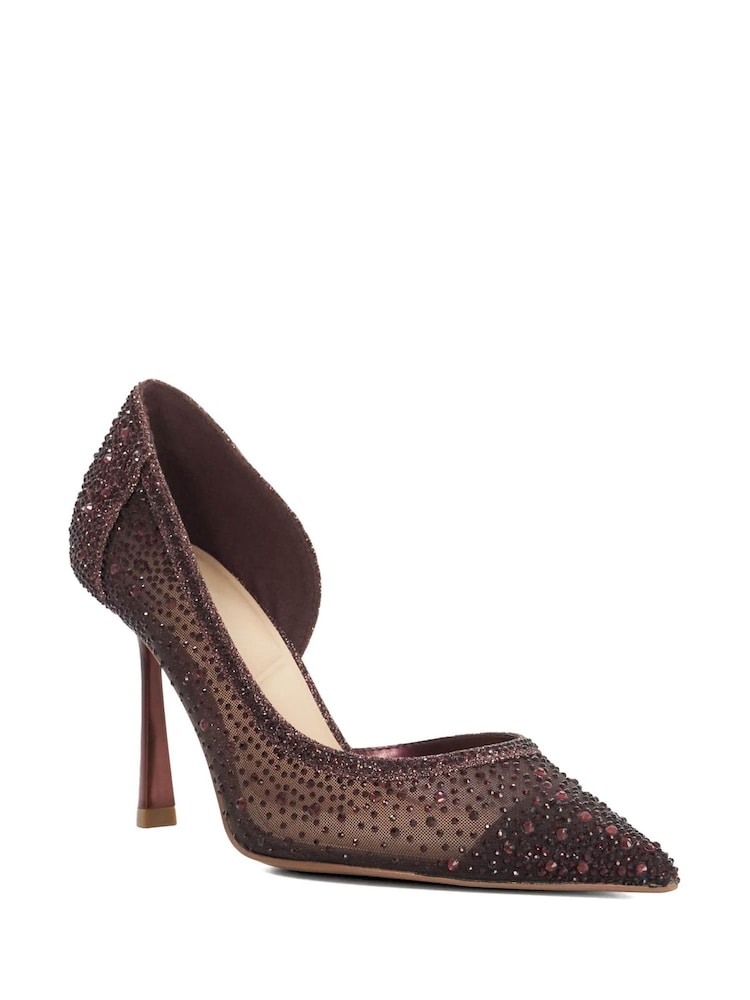 Dune London Red Cristelle Court Shoes - Image 2 of 5