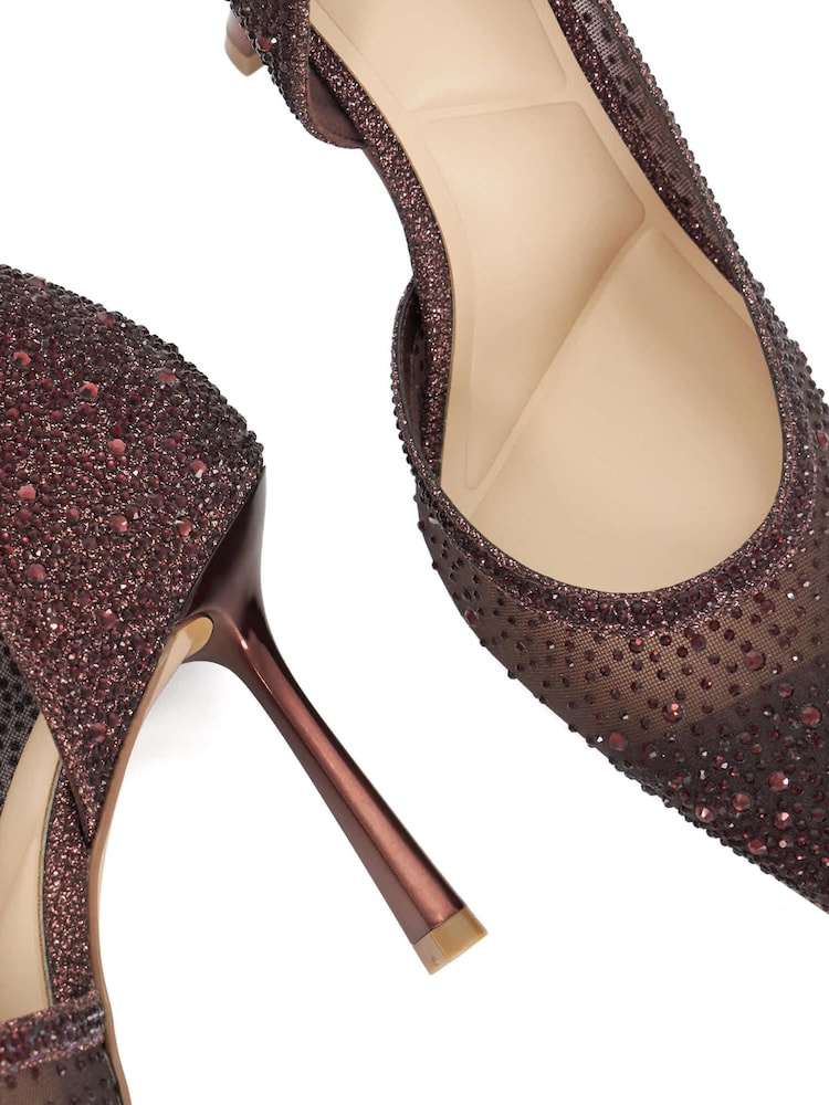 Dune London Red Cristelle Court Shoes - Image 5 of 5