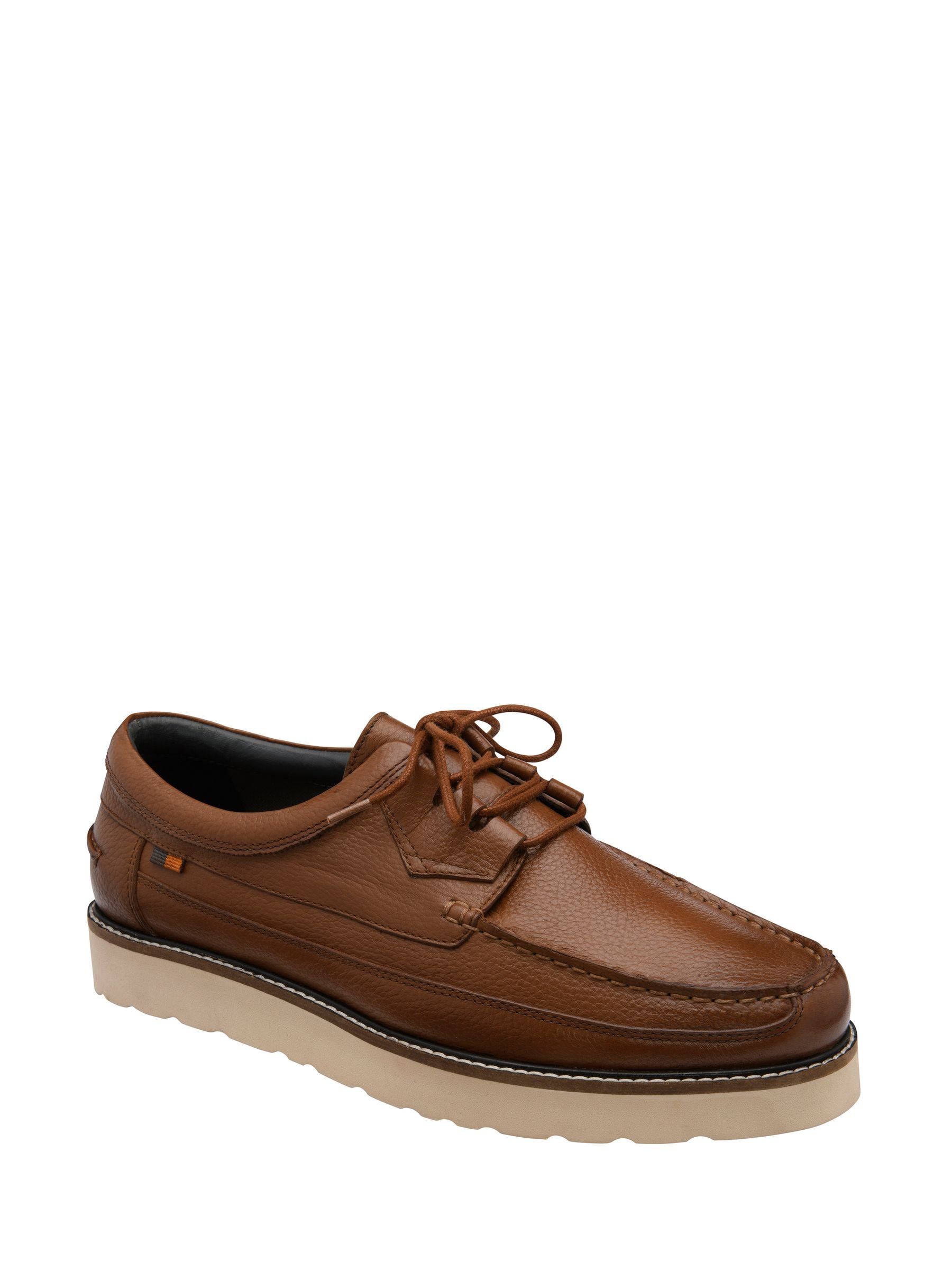 Frank Wright Tan Weller Suede Lace-Up Shoes - Image 2