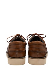 Frank Wright Brown Suede Lace-Up Shoes - Image 3 of 4